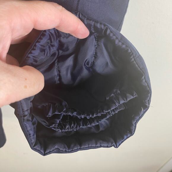 London Fog Kids Size 4 Snow Bib Overalls Front Zip Insulated Ski Pant Navy Blue - Picture 5 of 9